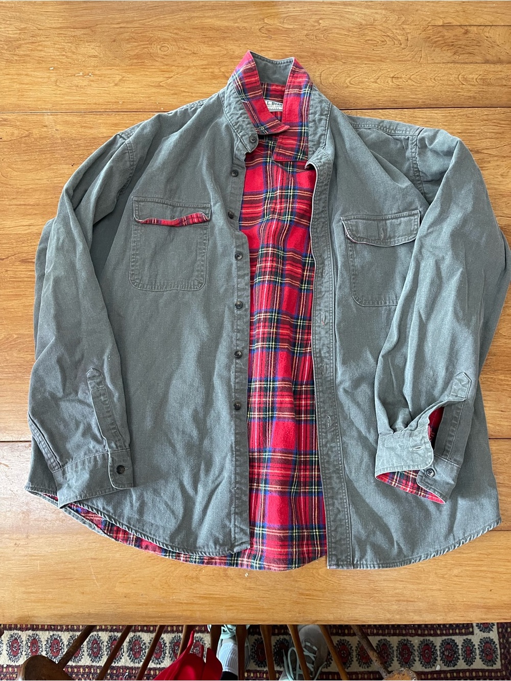 Vintage L.L. Bean work chore shirt